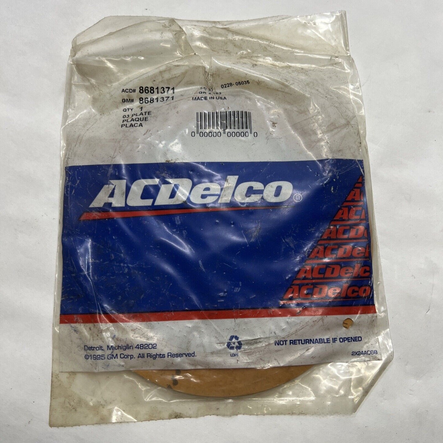 NEW OEM GM ACDelco 2nd Clutch Plate Assembly 1995-2011 - 3 PCS 8681371