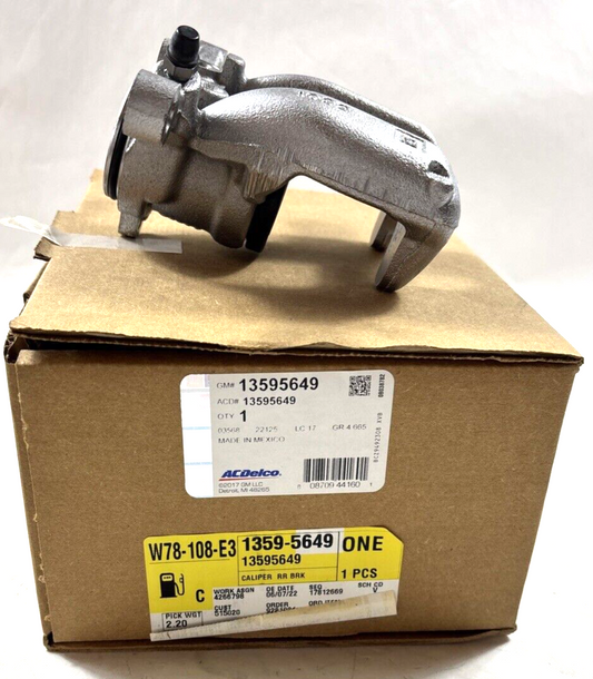 Genuine OEM GM Chevrolet Malibu Brake Caliper Rear 2016-2025 13595649