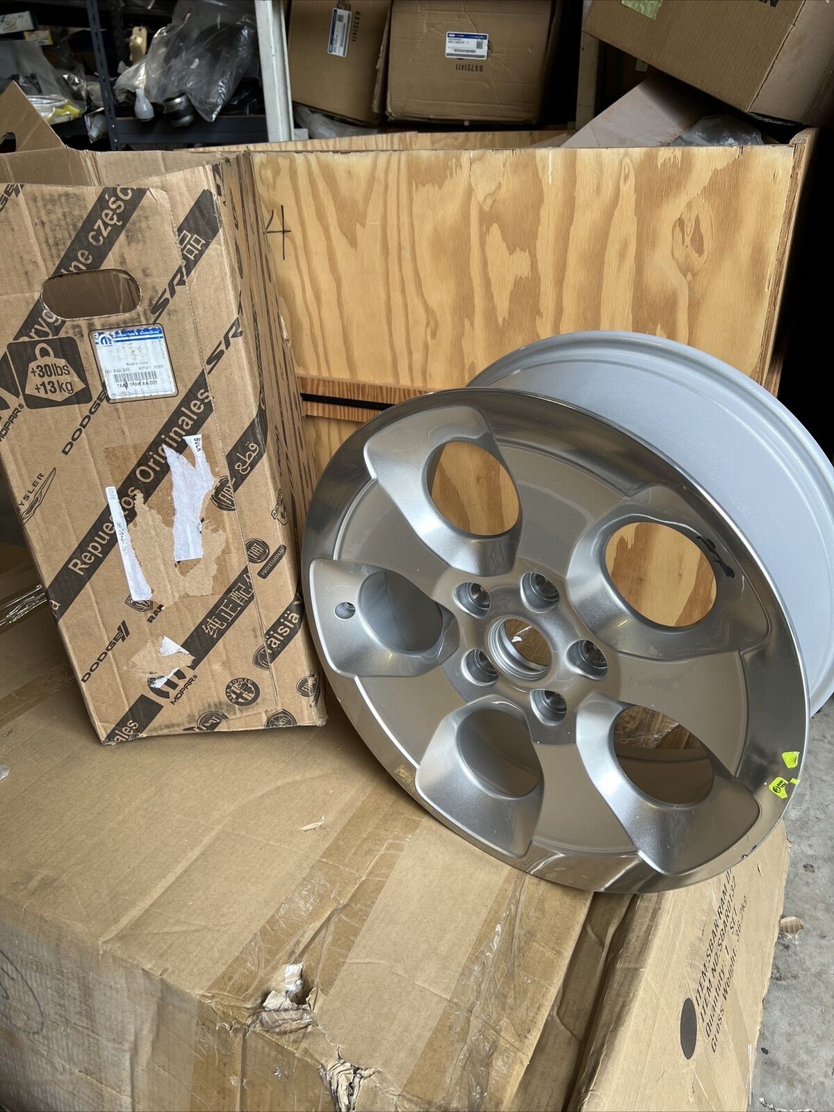 New OEM Genuine Mopar Wrangler 2015 Wheel Alloy 18" 1XA51PAKAA