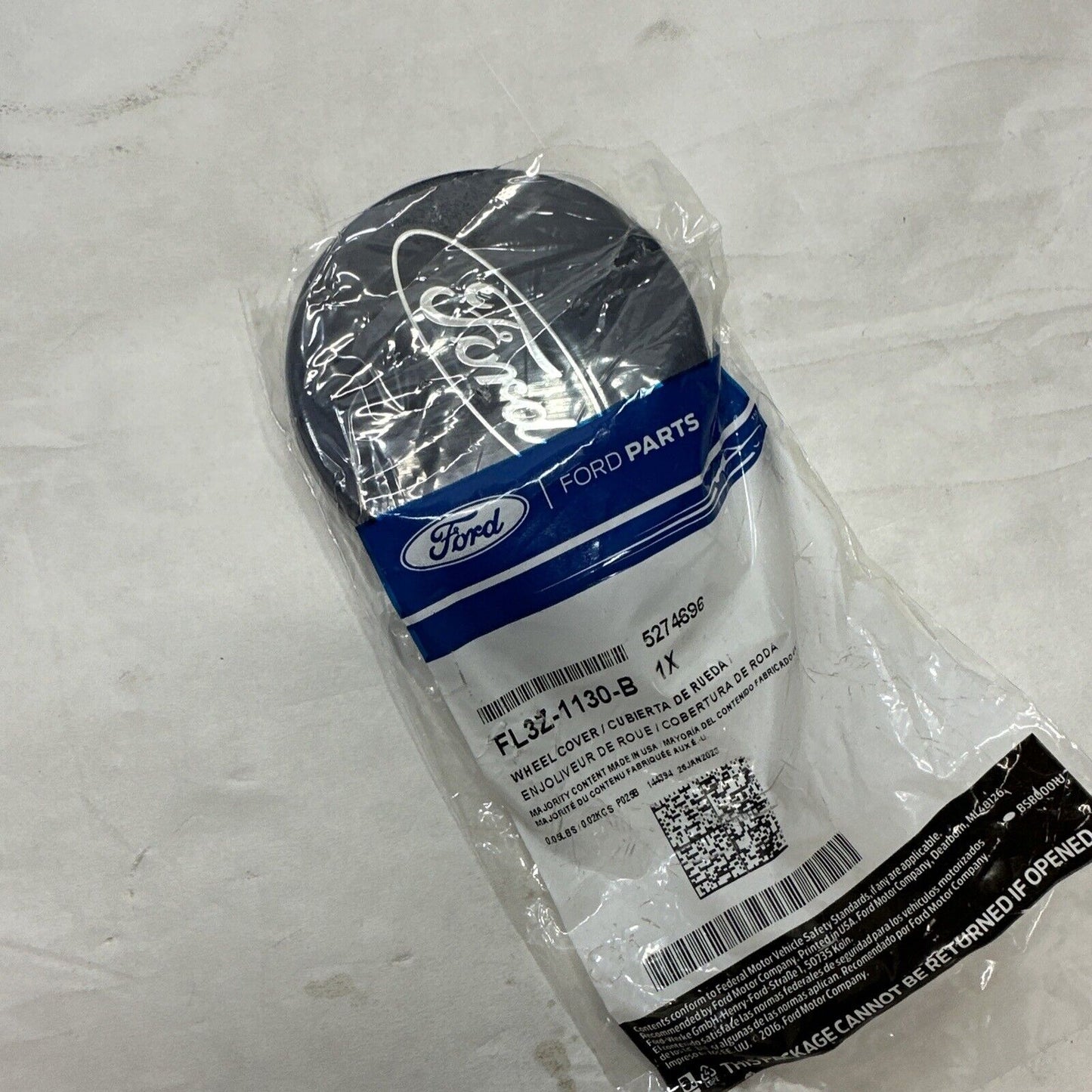 New OEM Genuine Ford F-150 2015-2020 Oval center Wheel Cover Hub Cap FL3Z1130B