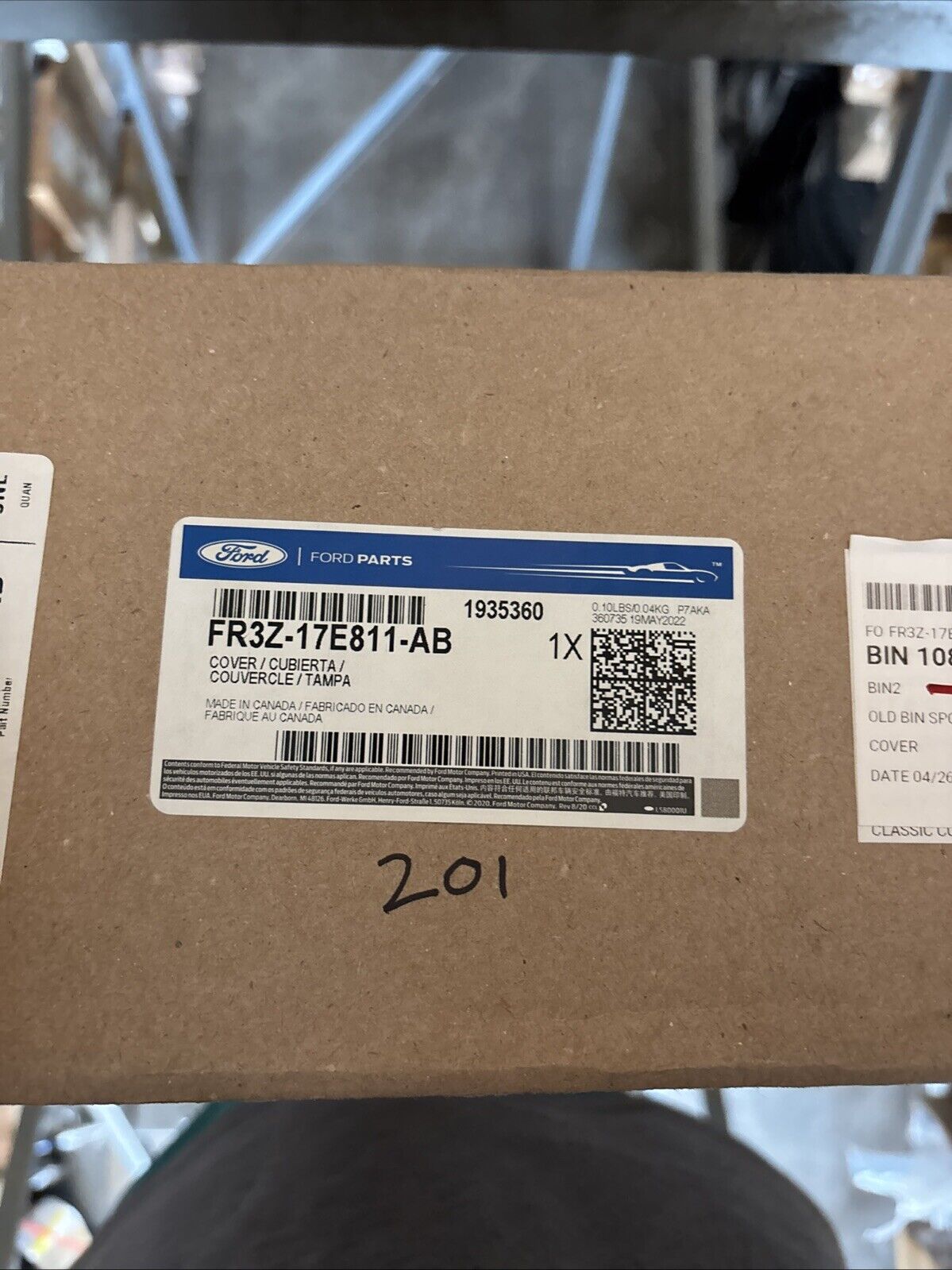 Genuine OEM GM Ford Side Cover 2015-2020 FR3Z-17E811-AB