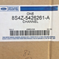 New OEM Ford Focus Rear Driver Side Door Window Channel 08-11 8S4Z-5426261-A