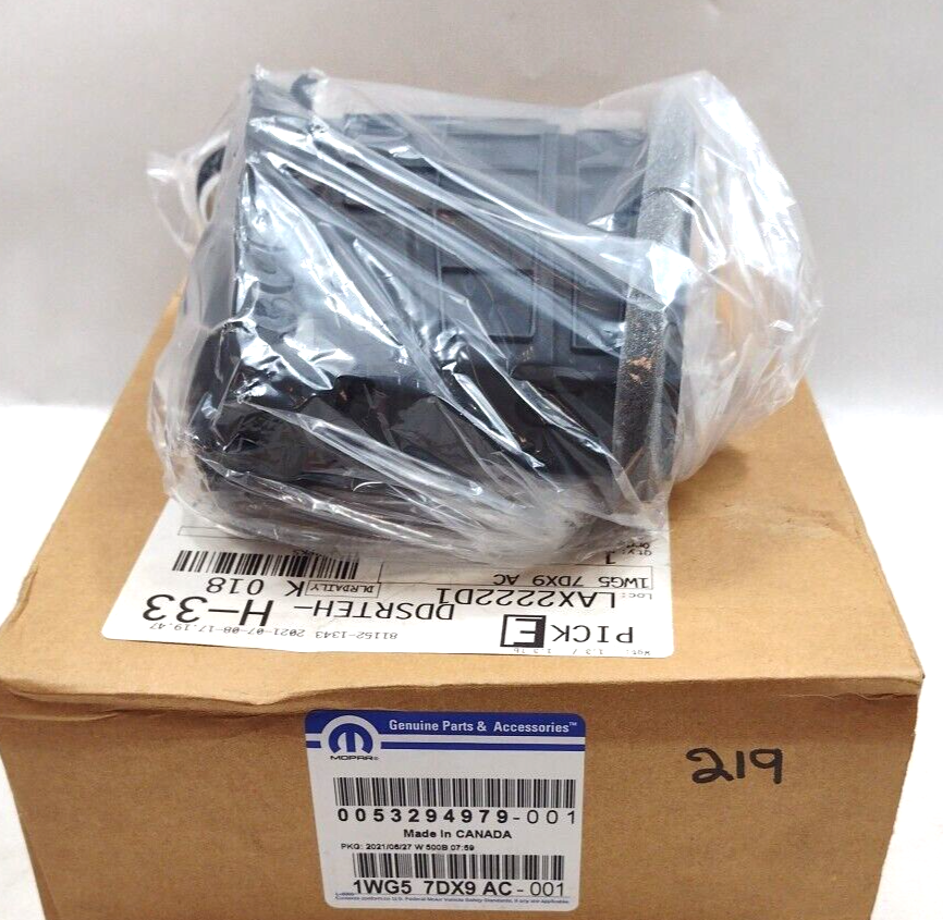 Genuine OEM Mopar Jeep Cherokee Left Side Dash A/C Heat Air Vent 1WG57DX9AC