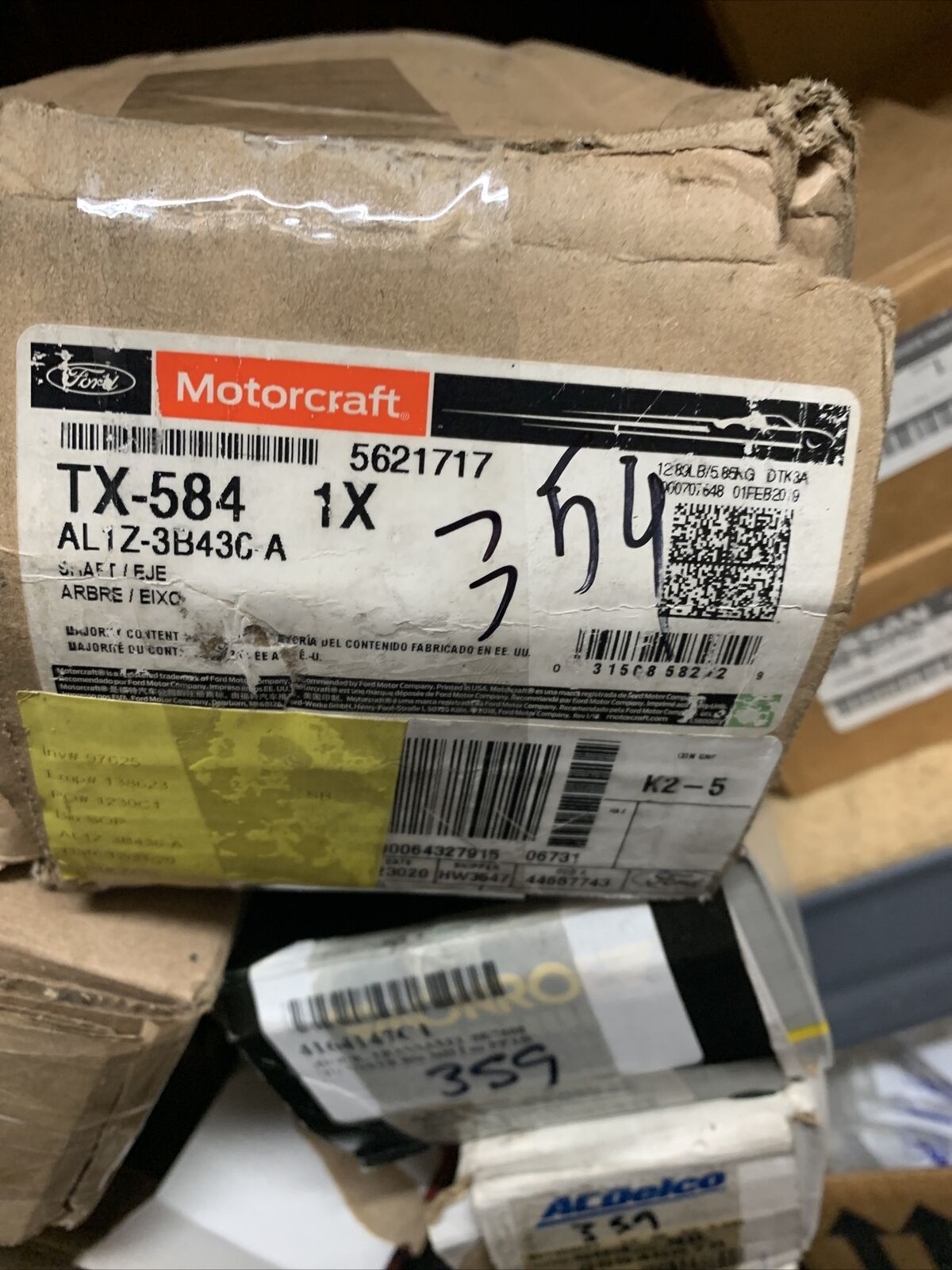 New OEM Genuine Ford F-150 Shaft & Joint Assembly AL1Z-3B436-A Motorcraft TX584