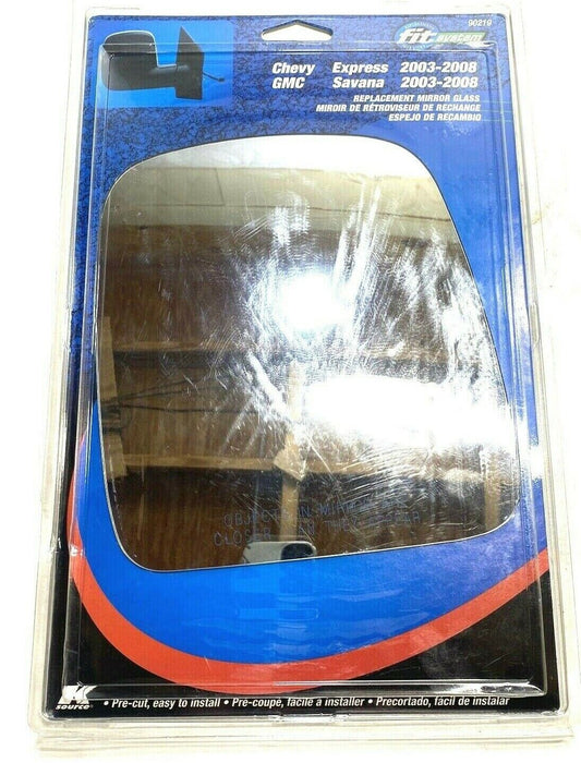 K-Source 90219 Replacement Glass for 03-08 Express Full Size Van; 03-08 Savana