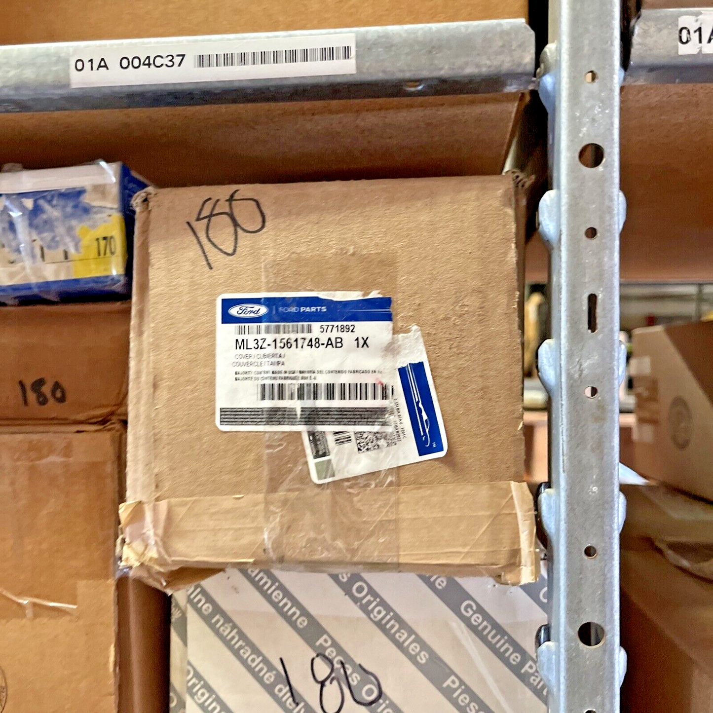 New OEM Genuine Ford F-150 2021-2023 Seat Track Cover Black ML3Z1561748AB