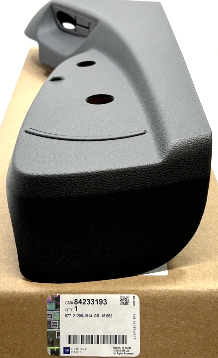 Genuine OEM GM Sierra 1500 Left Seat Switch Outer Finish Panel 18-19 84233193