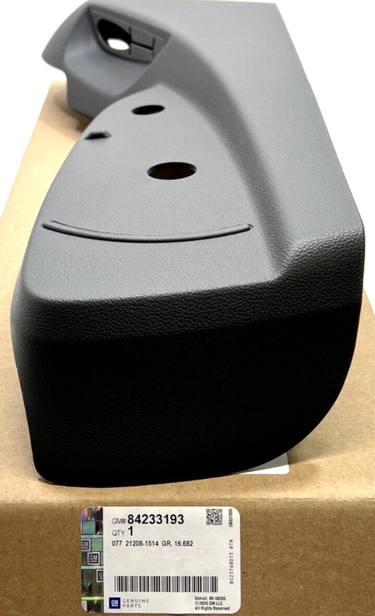 Genuine OEM GM Sierra 1500 Left Seat Switch Outer Finish Panel 18-19 84233193