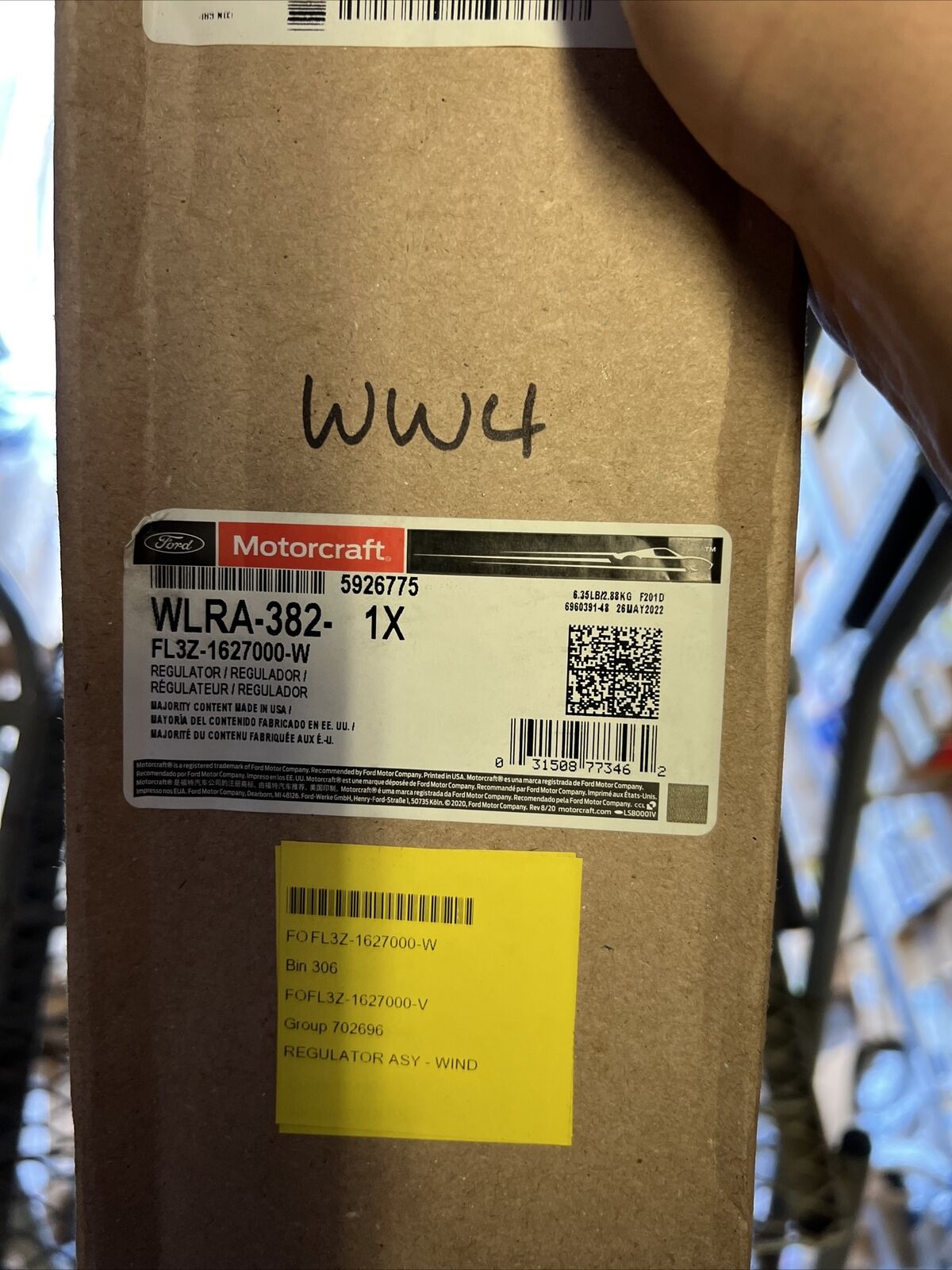 New Genuine OEM Ford F-350 Super Duty 2015-2022 Window Regulator FL3Z-1627000-W