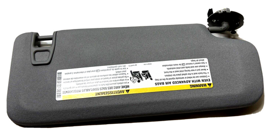 Genuine OEM Genuine General Motors Left Driver Side Sun Visor Gray 23229111