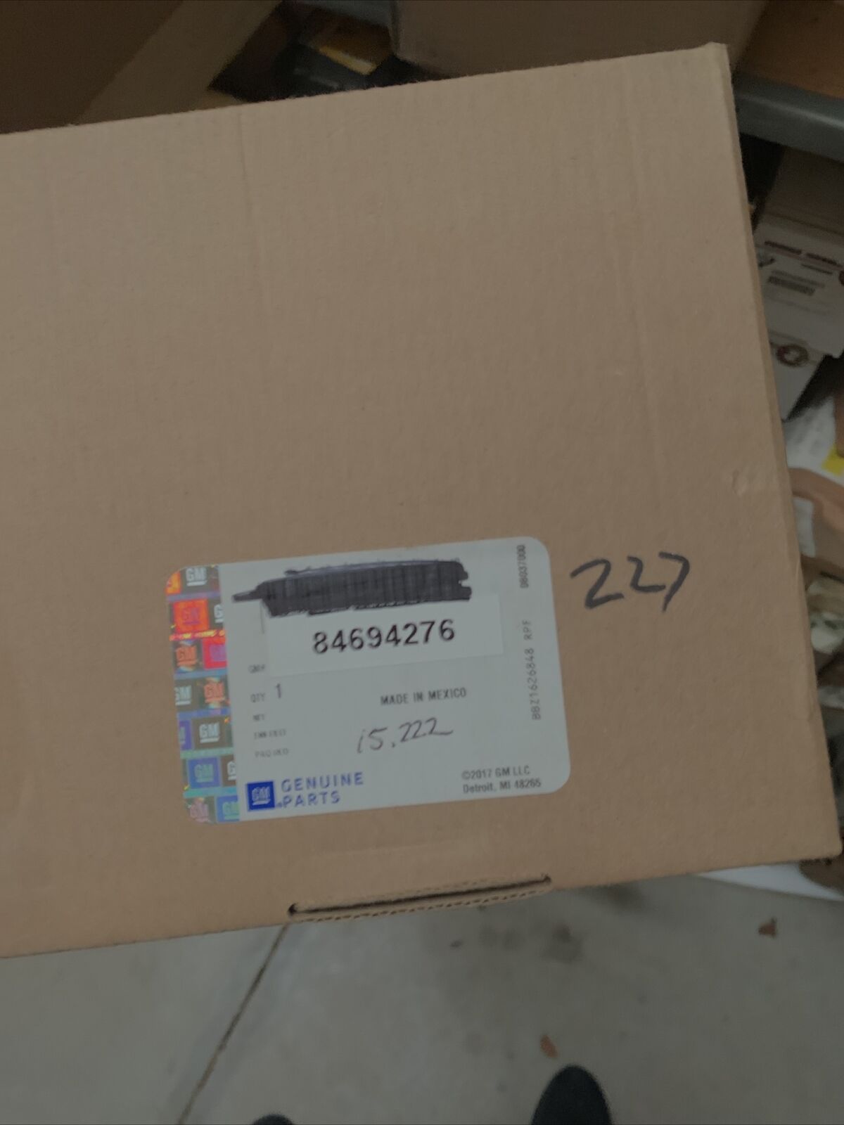 New OEM GM Buick Enclave 2018-21 Horizontal Cargo Net Black 84694276