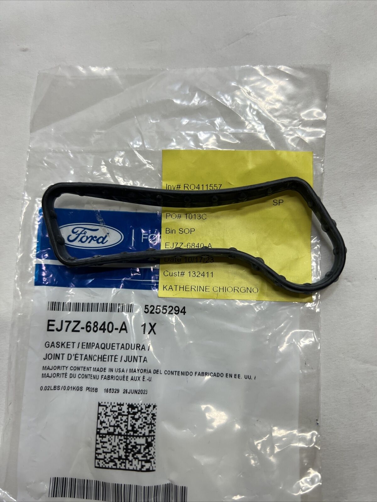 New OEM Genuine Ford Mustang 2015-2023 Adapter Gasket EJ7Z6840A