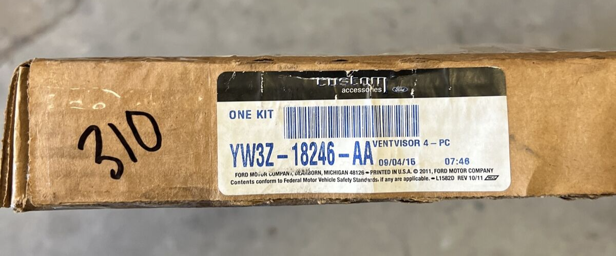 New OEM Genuine Ford Side Window Air Deflector YW3Z-18246-AA