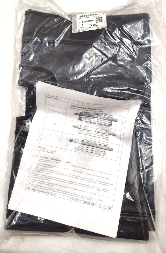 Genuine OEM GM Chevy Silverado 3500 HD Grille Cover 2020-2023 84789270