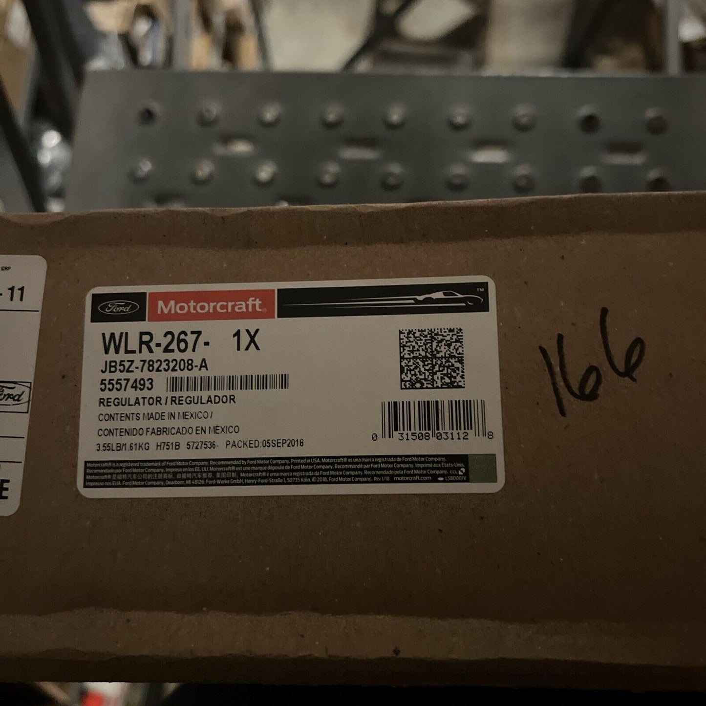 Genuine OEM Ford Explorer Window Regulator 2017-2019 Motorcraft WLR267