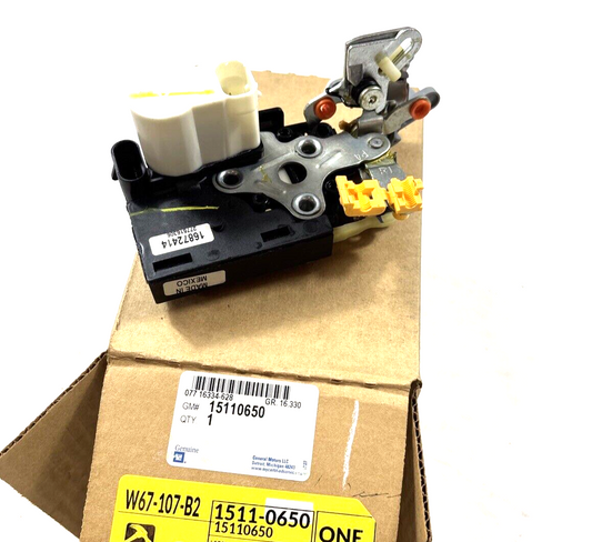 Genuine OEM GM Silverado Rear Passenger Door Lock Actuator 2001-2007 15110650