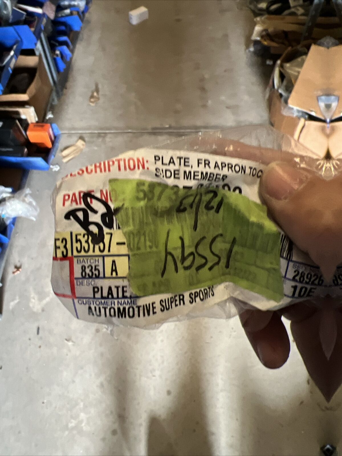 New OEM Genuine Toyota Corolla 19-22 Right Side Fender Rail Bracket 5373702190