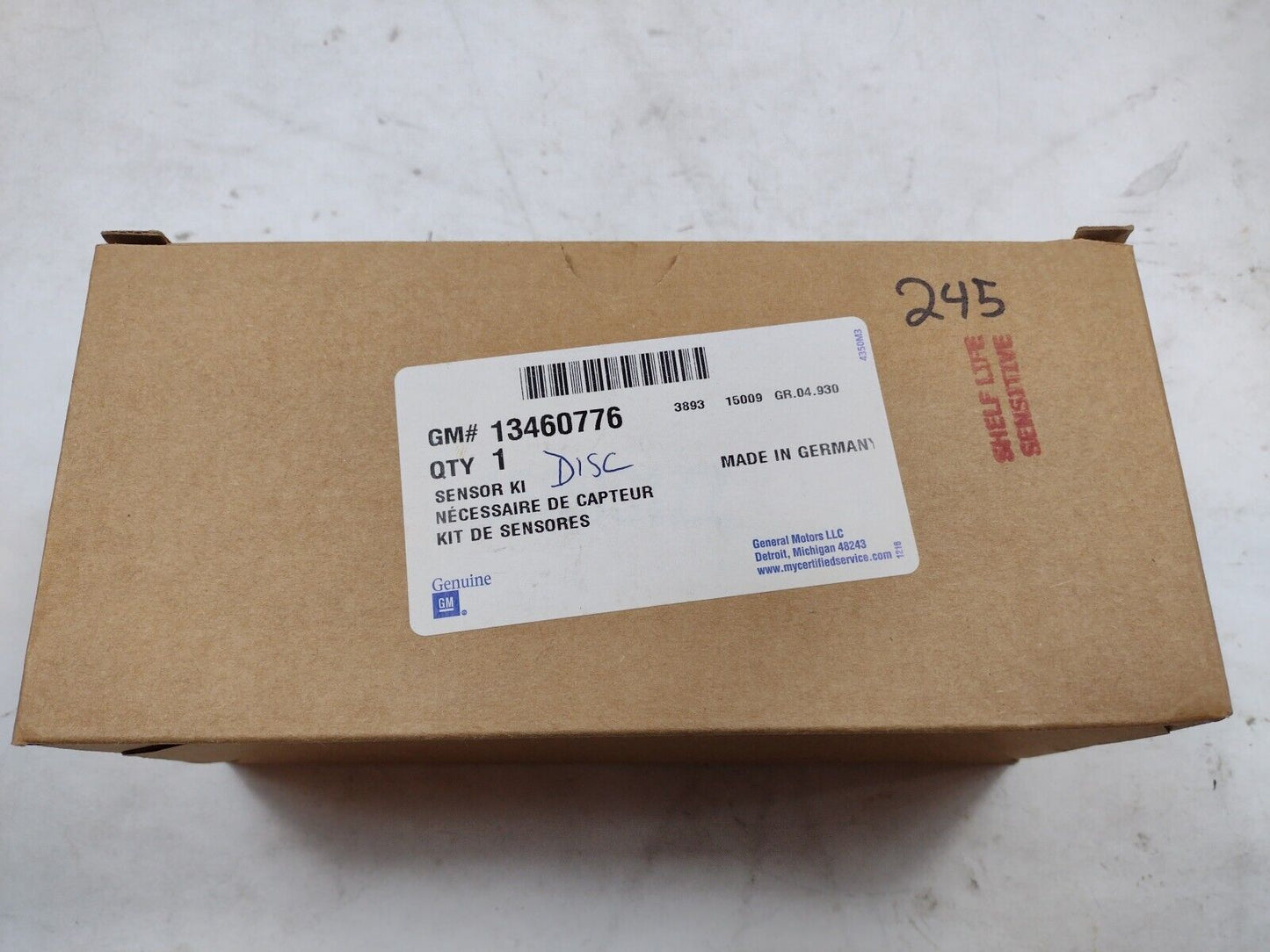 Genuine OEM GM Sensor KIT 13460776