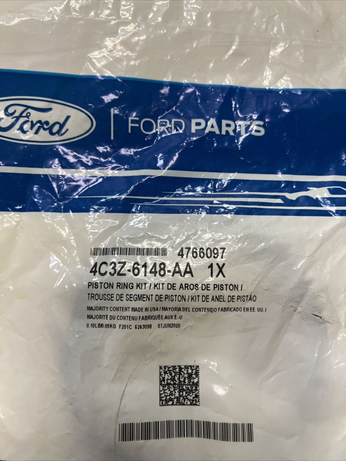 New OEM Ford Piston Rings Kit 6.0L Diesel Super Duty Econoline Vans 4C3Z6148AA