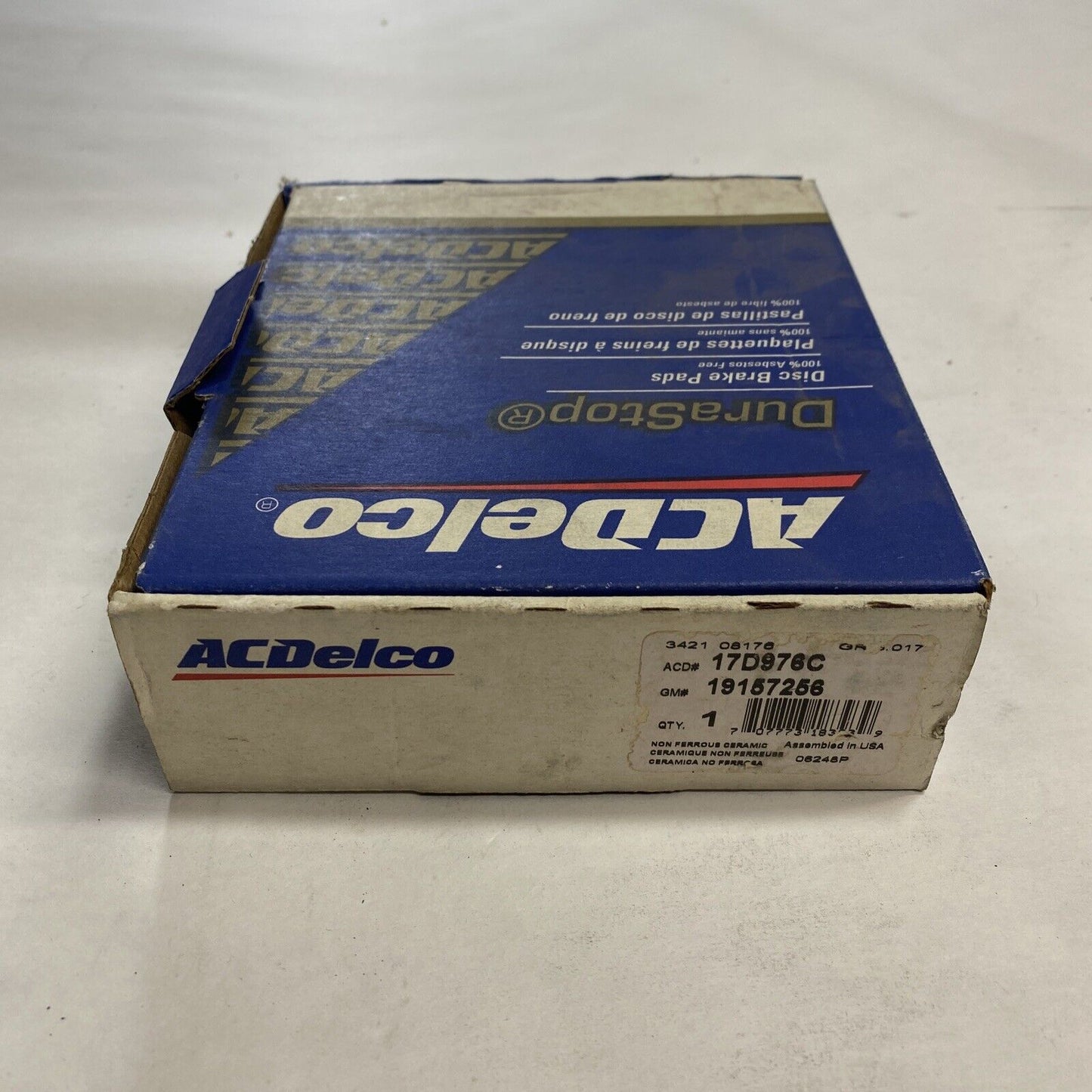 New OEM ACDelco Brake Pad Kit 19157256