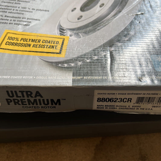 NAPA REAR Brake Rotor 880623 for Dodge Grand Caravan, Town & Country