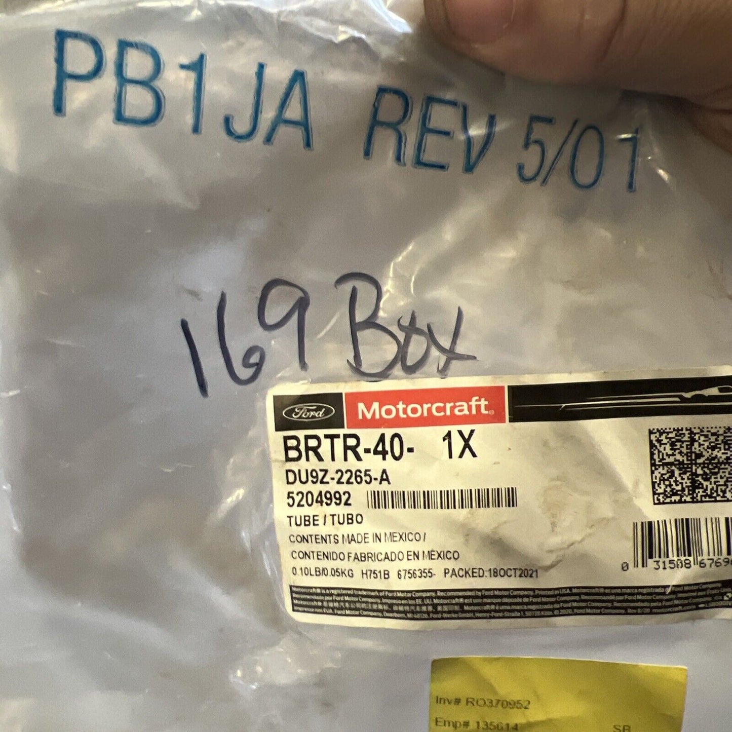 New OEM Genuine Ford Tube Brake Assembly DU9Z2265A Motorcraft BRTR40