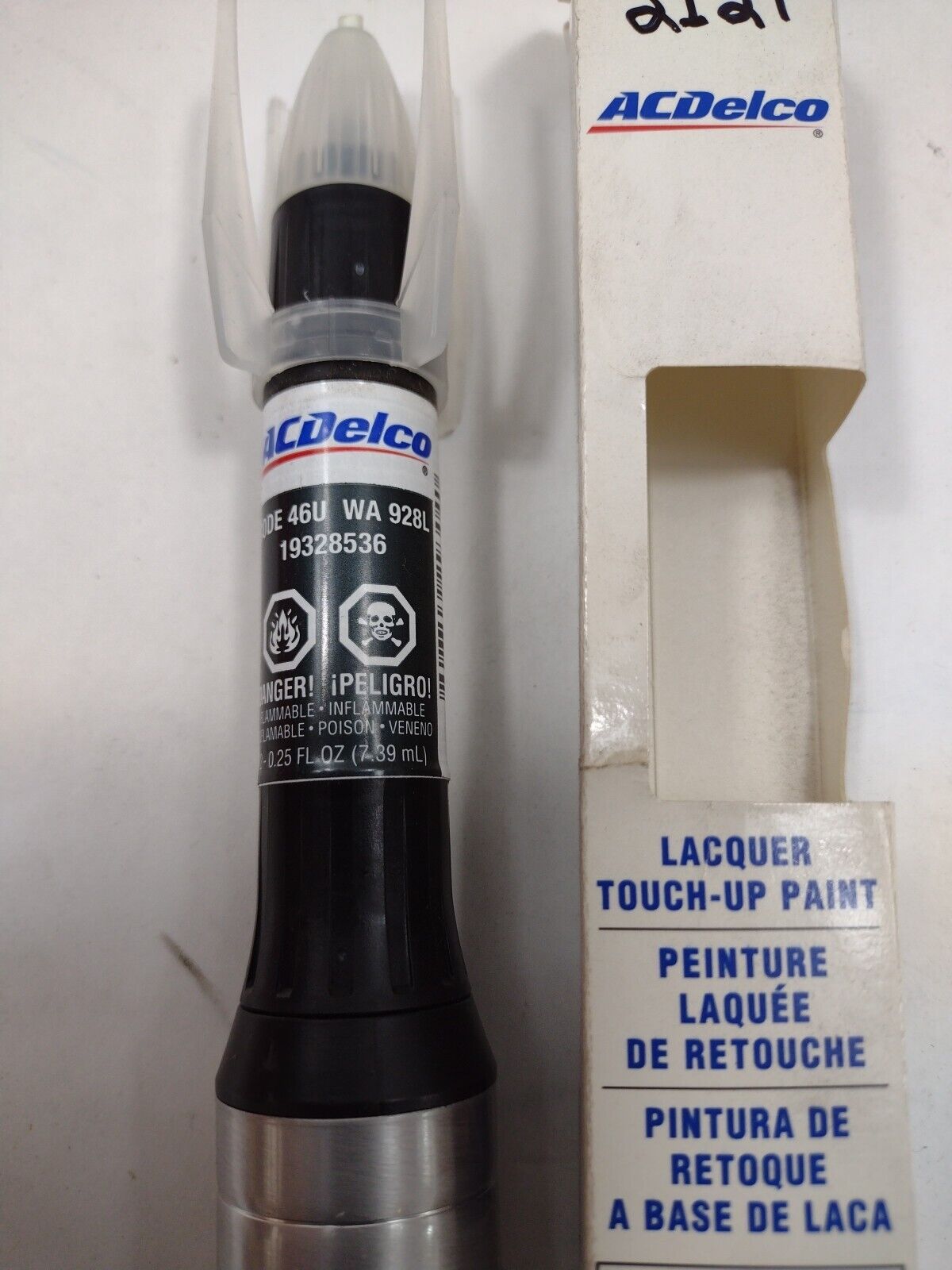 Genuine OEM GM ACDelco Stealth Gray Touch Up Paint 46U WA928L 19328536