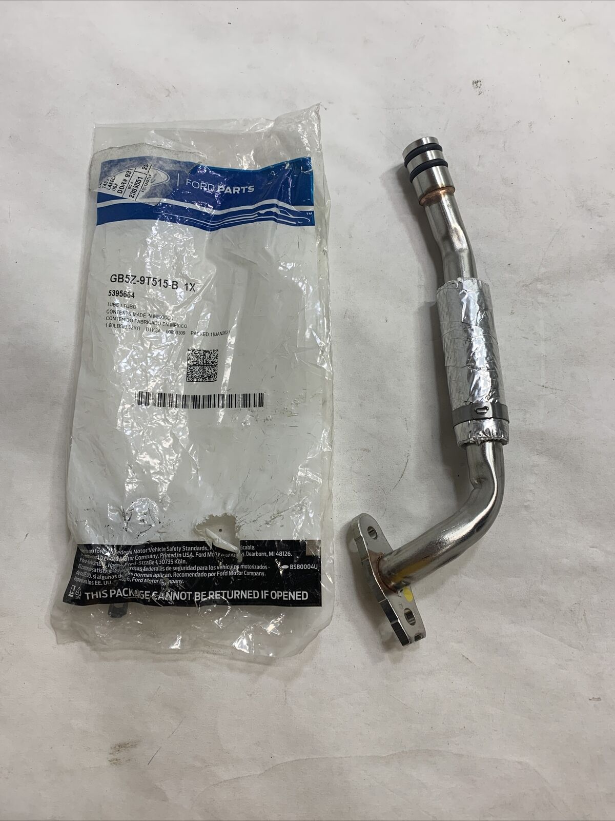 NEW OEM Ford 2010-2019 Explorer Flex Lower Turbocharger Oil Line GB5Z-9T515-B