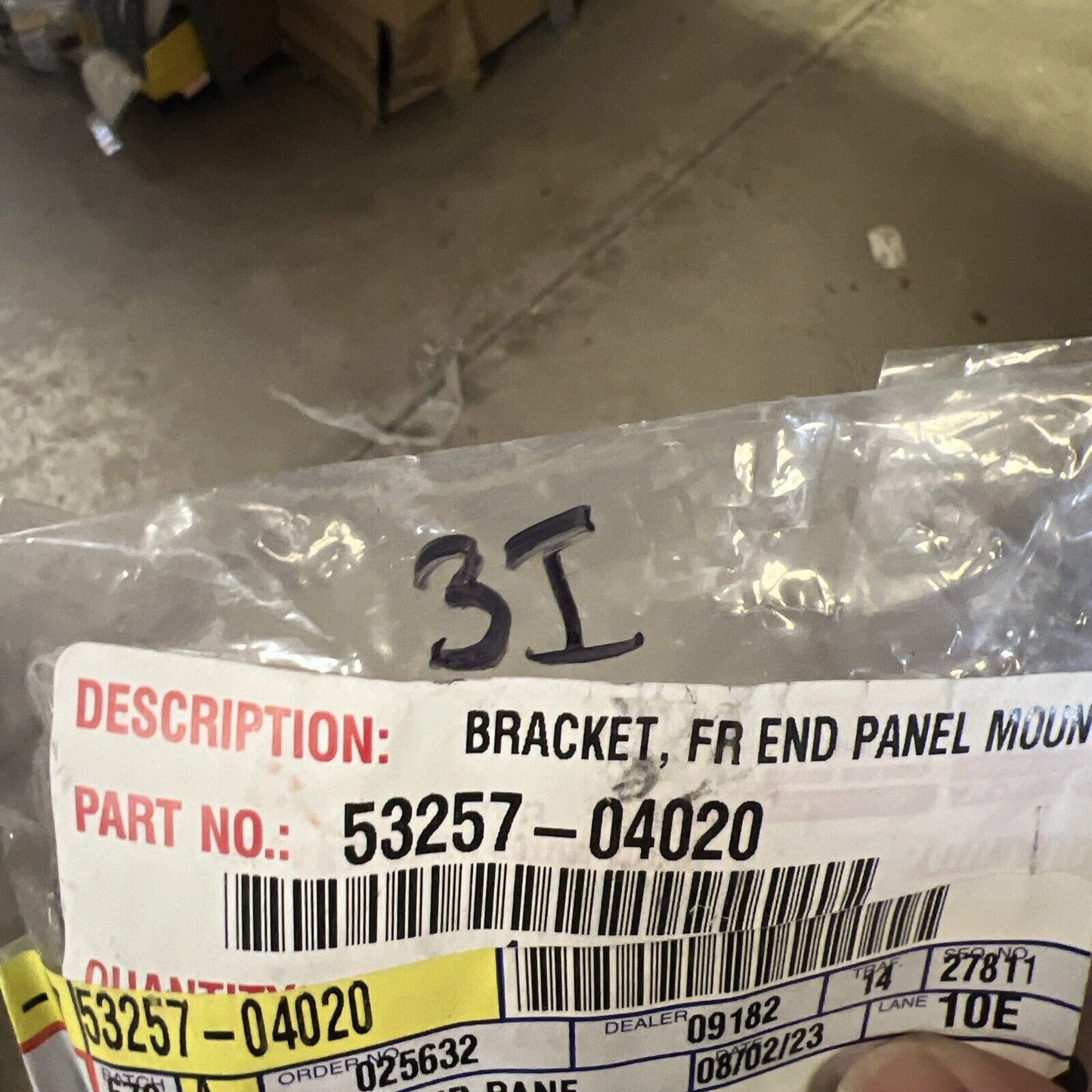 New OEM Genuine Toyota Tacoma 2005-2022 Mount Bracket Side Panel 5325704020