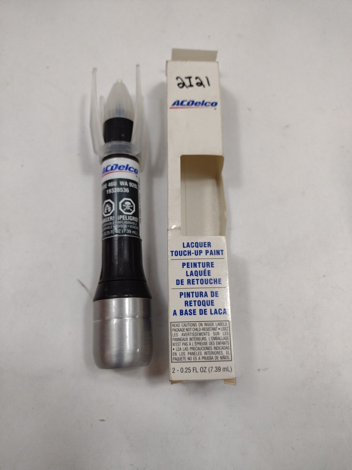 Genuine OEM GM ACDelco Stealth Gray Touch Up Paint 46U WA928L 19328536