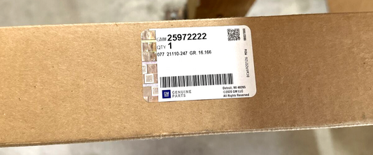 New OEM Genuine GM 2008-2017 Rear Side Door Upper Molding Assembly 25972222