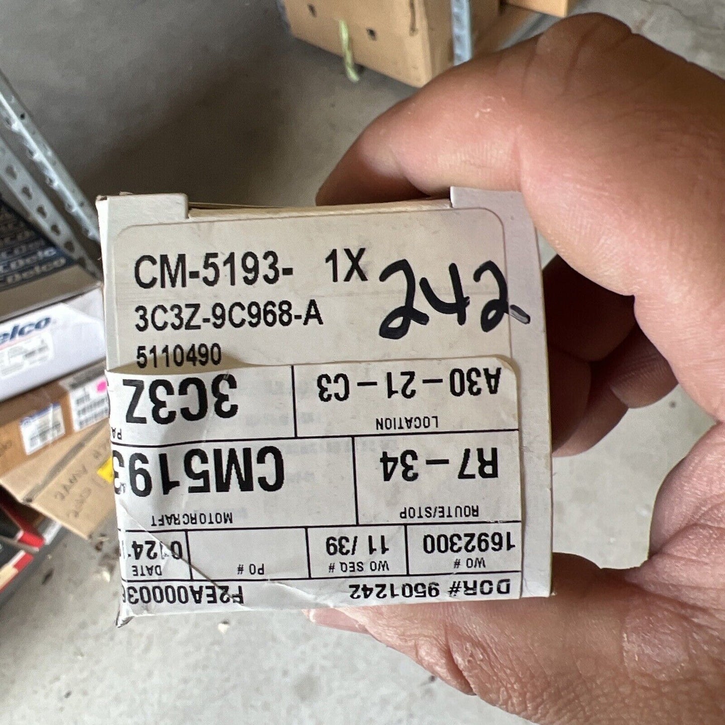 New OEM Genuine Ford Regulator Fuel Injection Pressure Motorcraft CM5193