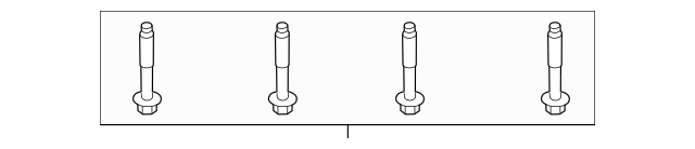 Genuine OEM GM Chevrolet Body Mount Cushion Bolt 2015-2024 11546609