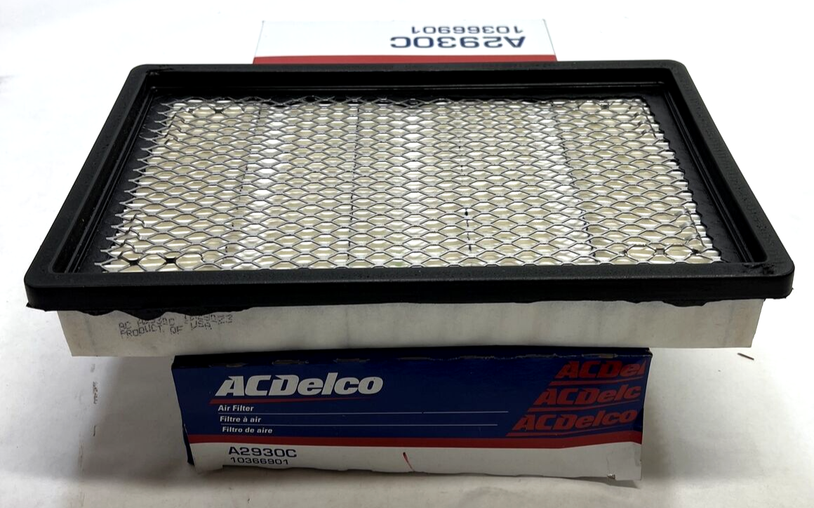 New OEM Genuine GM Chevrolet 2005-10 ACDelco A2930C Air Filter Element 10366901