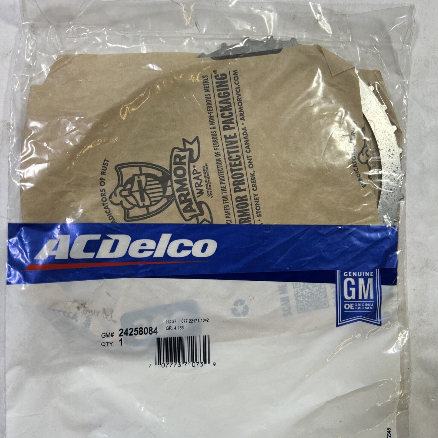 Genuine OEM GM ACDelco Auto Trans Low And Reverse Steel Clutch 06-23 24258084