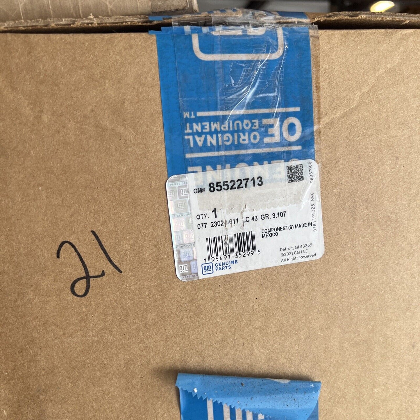 Genuine OEM GM Chevrolet Silverado 1500 Fuel Pump 2020-2024 85522713