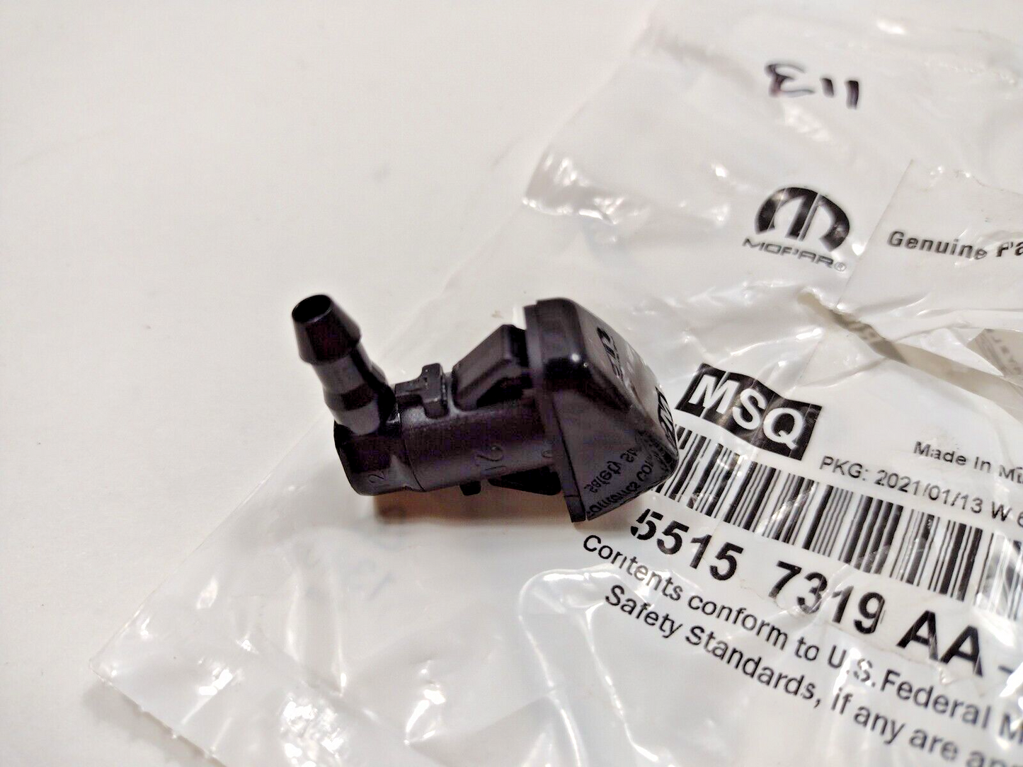 Genuine OEM Mopar Front Windshield Washer Wiper Nozzle Jet 2007-2012 55157319AA