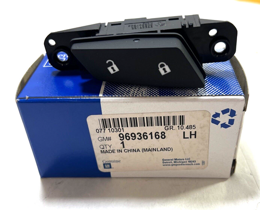Genuine OEM GM Cruze Left Driver Side Door Lock Switch 2011-2014 96936168