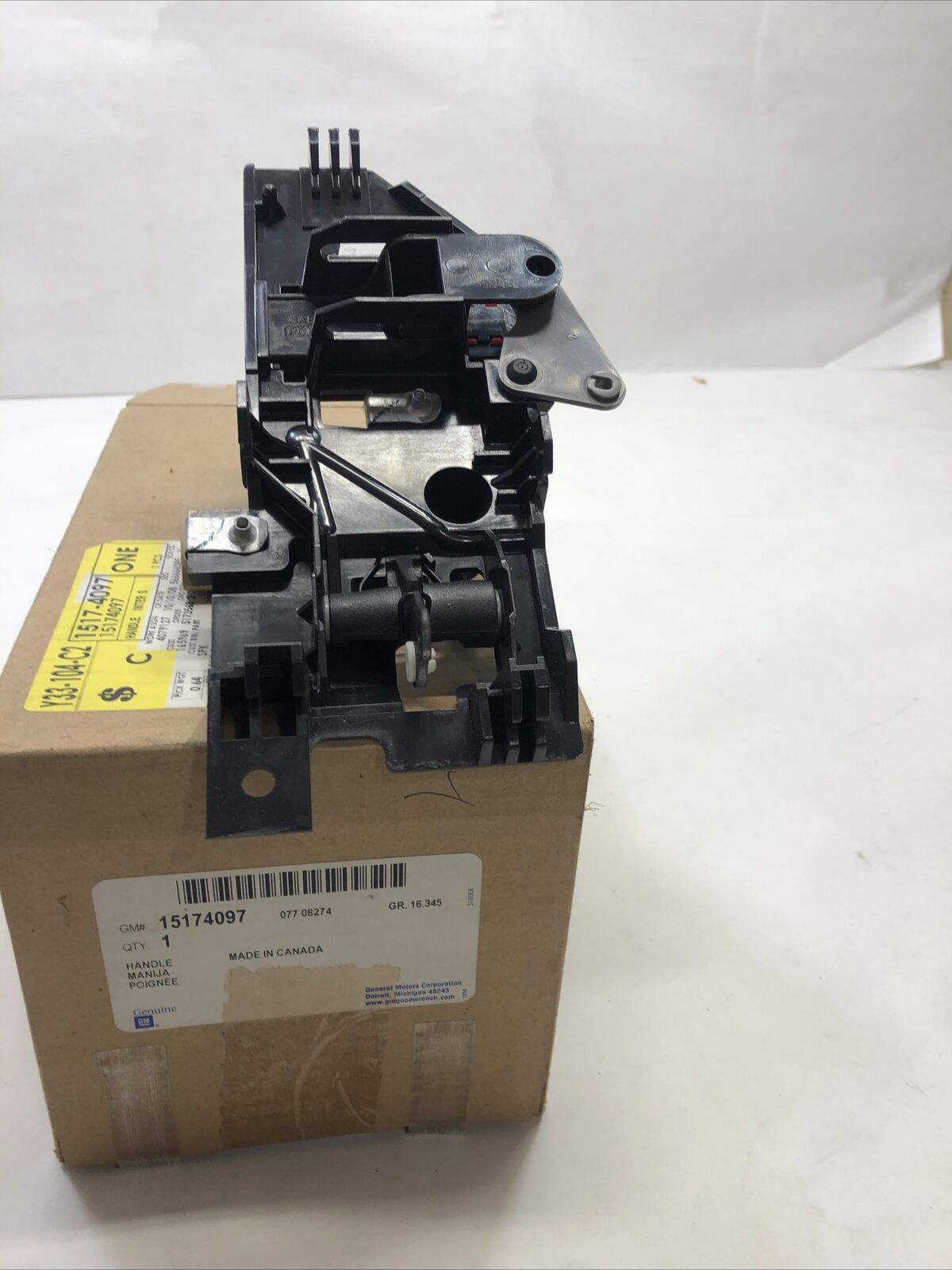 New OEM Genuine GM Front Right Passenger Side Inside Door Hinged Handle 15174097