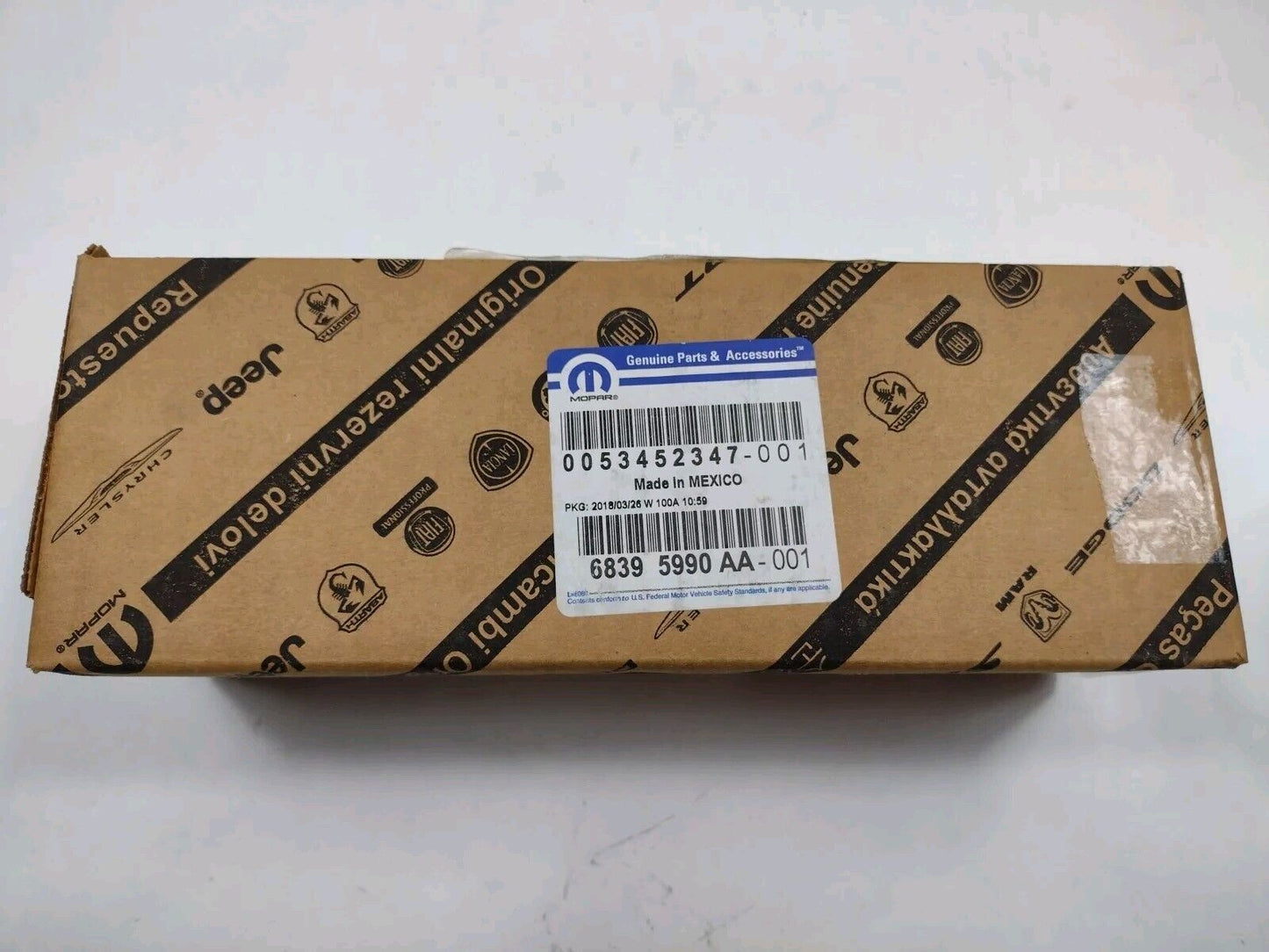 Genuine OEM Mopar Chrysler Pacifica A/C And Heater Control 2018-2019 68395990AA