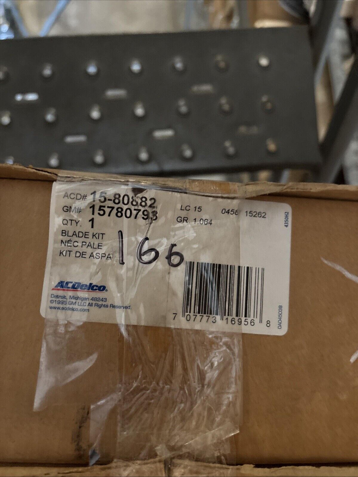 Genuine OEM GM Cadillac Escalade Fan Blade 2007-2014 15780793 ACDelco 15-80882