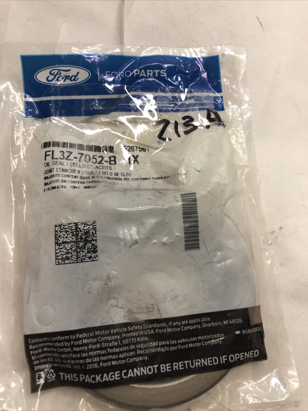 New OEM Genuine Ford Lincoln 2015-2020 Extension Housing Seal FL3Z-7052-B