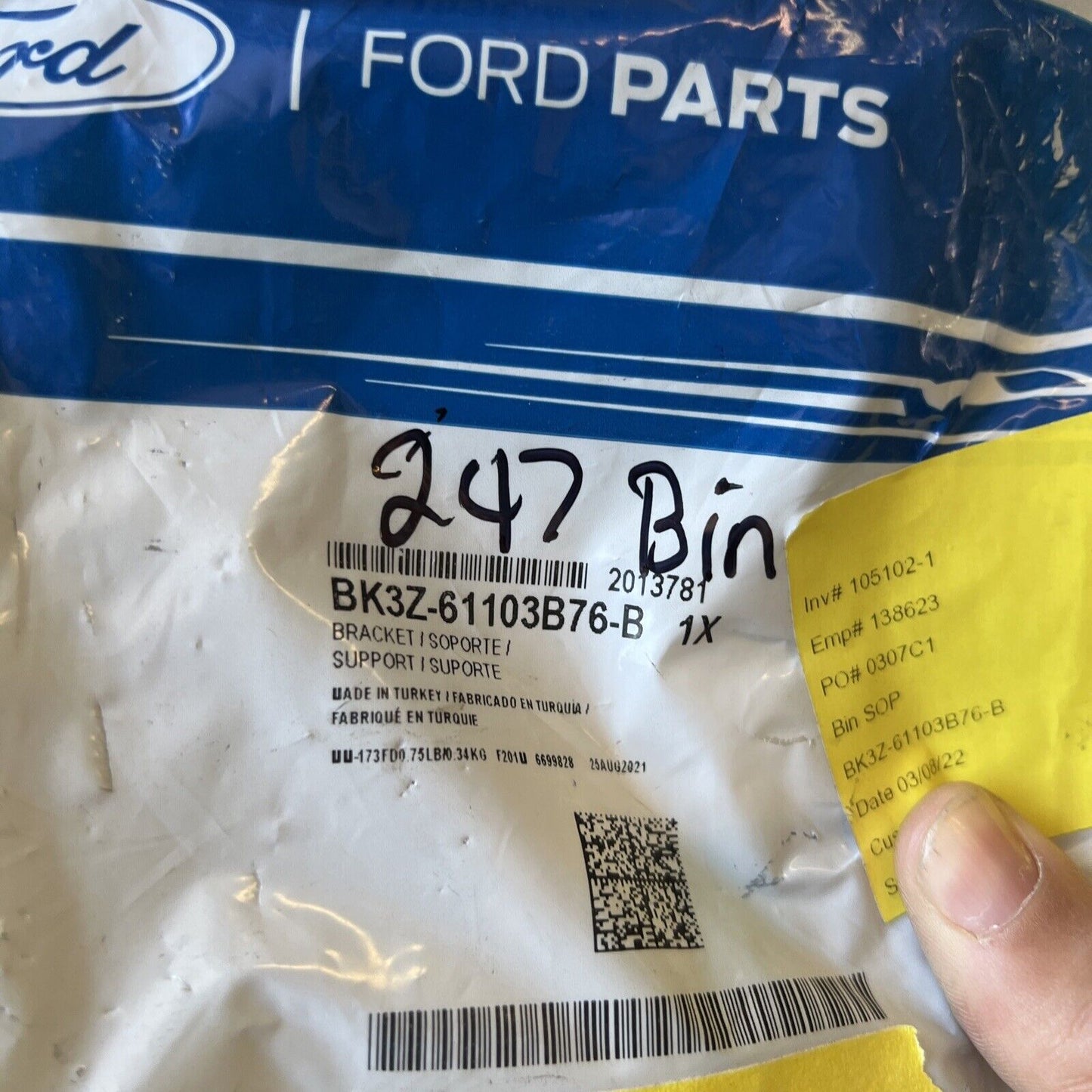 New OEM Ford Transit Braket 2015-19 BK3Z61103B76B