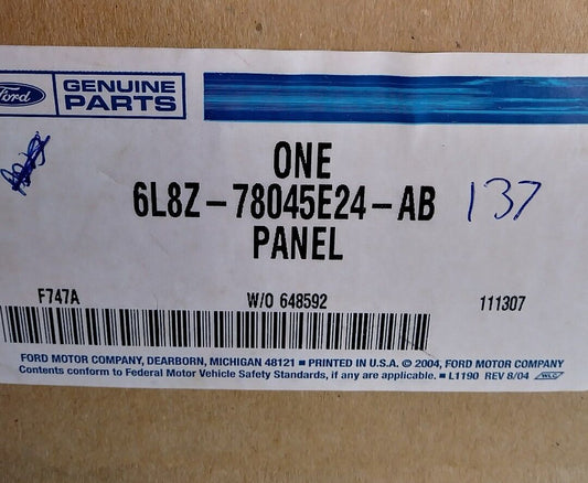 New OEM Ford Escape Center Console Rear Panel 06-07 6L8Z78045E24AB