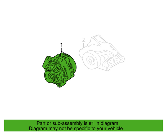Genuine OEM GM Chevrolet Cavalier Alternator 1996-2002  10463638 ACDelco 3211097