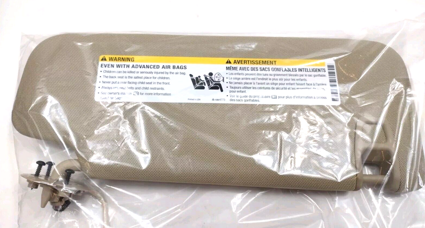 Genuine OEM GM Buick Verano Left Driver Side Sunvisor Sun Visor 12-17 13333362