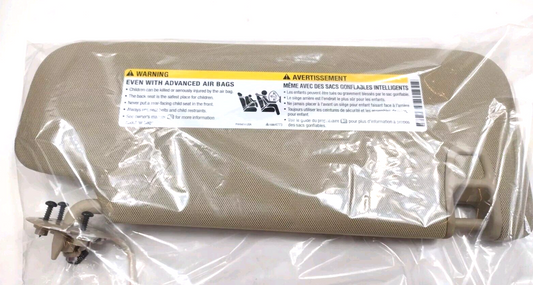 Genuine OEM GM Buick Verano Left Driver Side Sunvisor Sun Visor 12-17 13333362