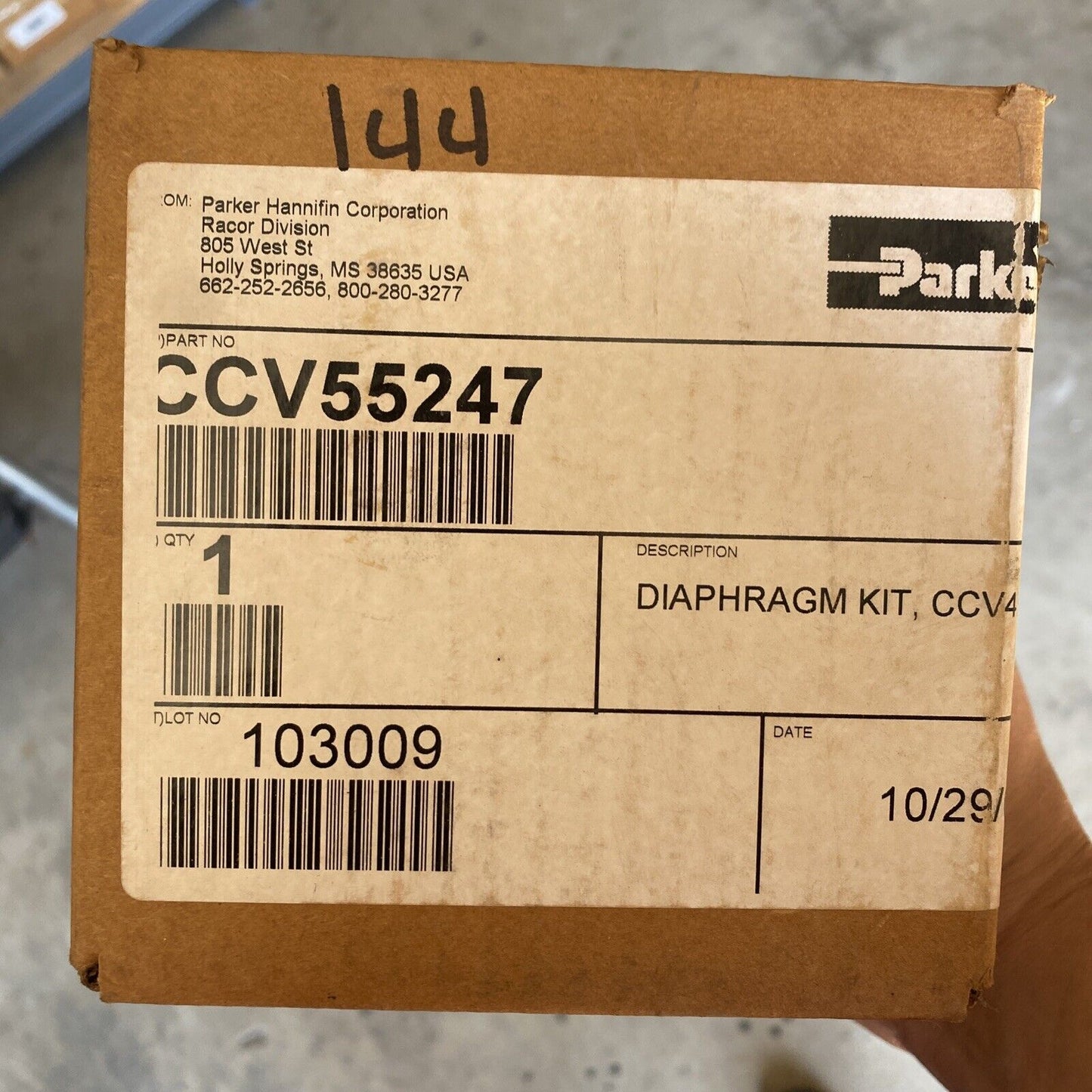 New Parker Diaphragm Kit CCV55247