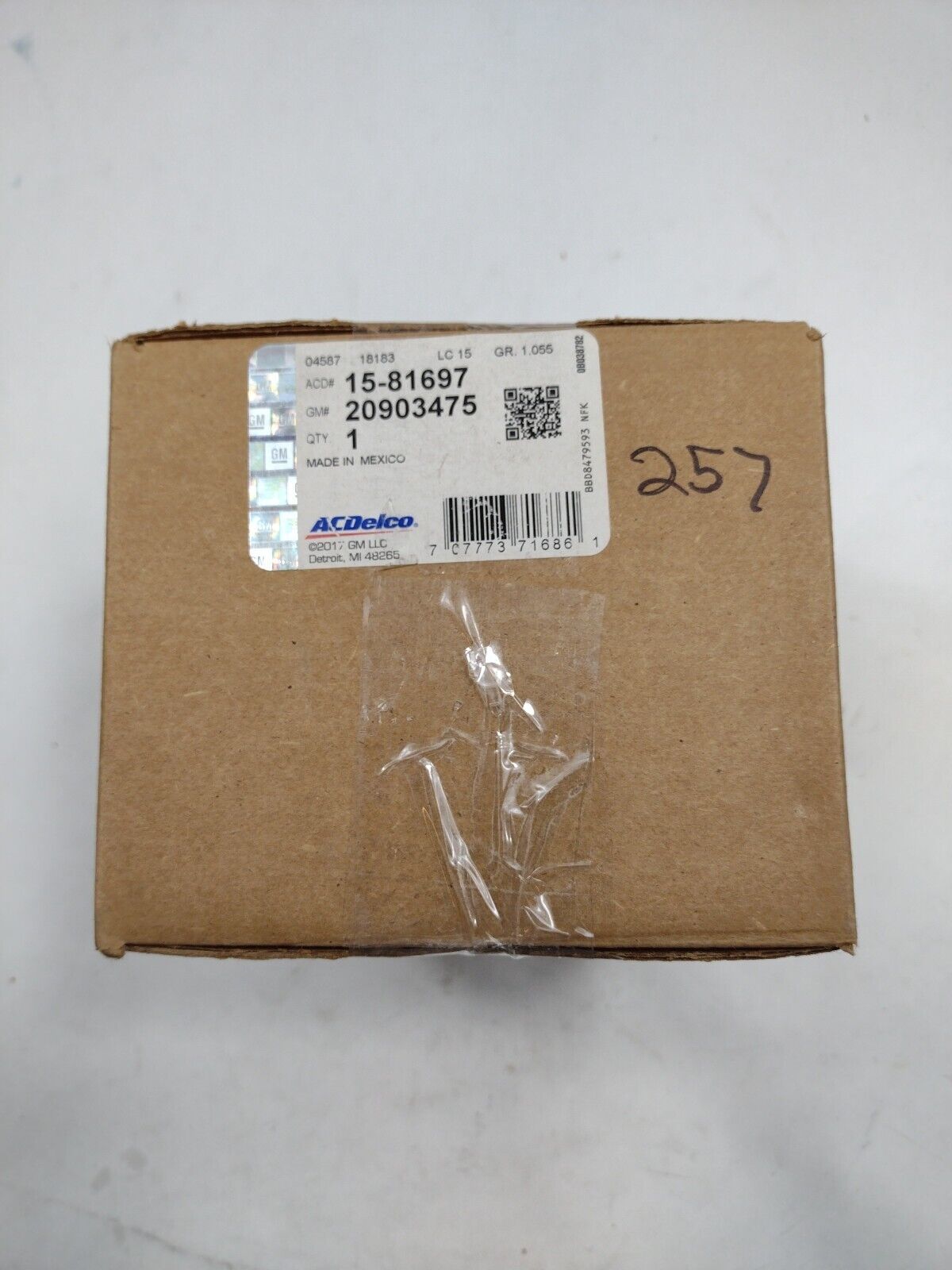 Genuine OEM GM Chevy Tahoe Engine Cooling Fan Motor 2007-2014 20903475