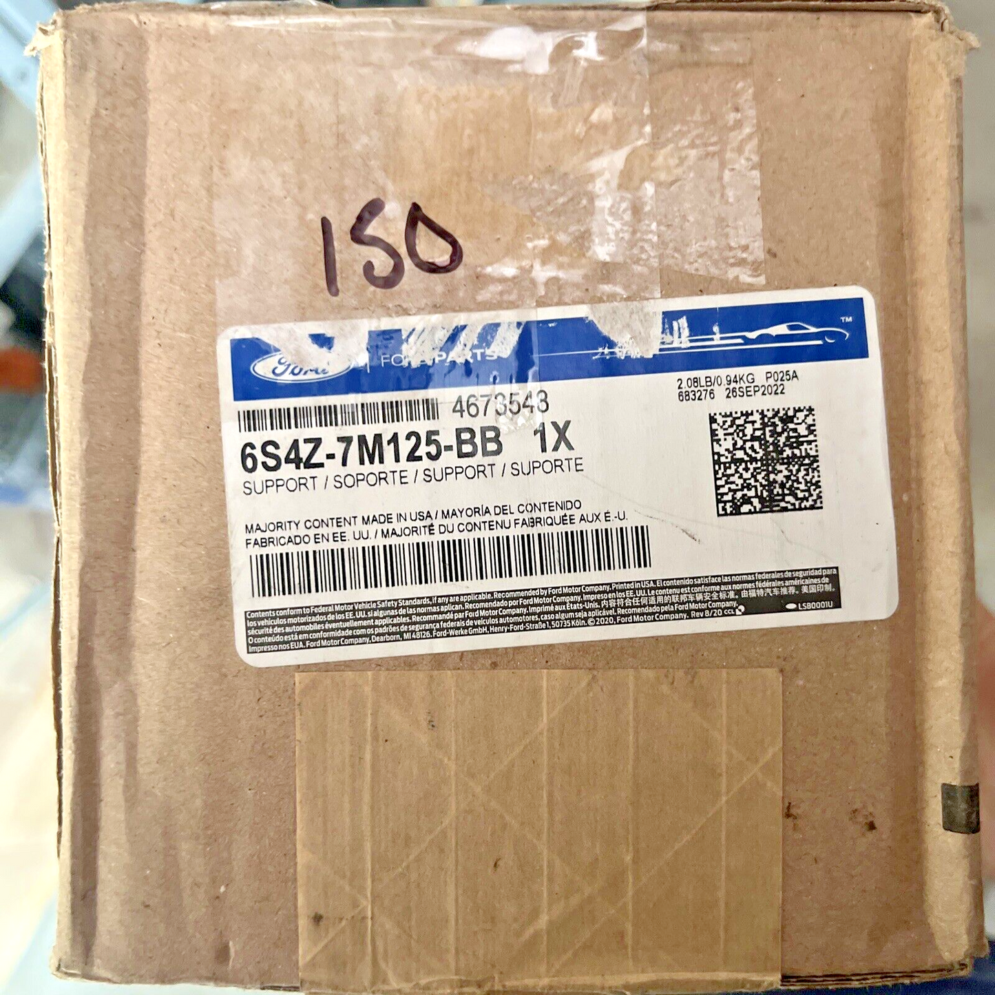 Genuine OEM Ford Transit Connect Transmission Upper Support Bracket 6S4Z7M125BB